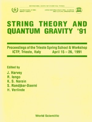 cover image of String Theory and Quantum Gravity '91--Proceedings of the Trieste Spring School and Workshop